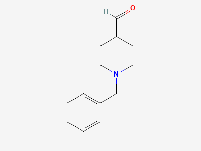 1-Benzyl-4-piperidinn carboxaldehyde Structure