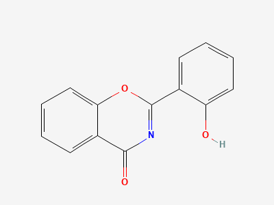 2-(2-hydroxyphenyl)-4H-1,3-benzoxazin-4-one Structure