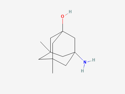 3-Amino-5,7-dimethyl-adamantan-1-ol Structure