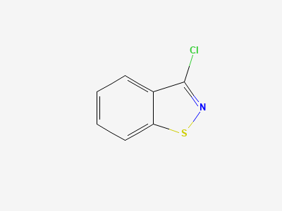 3-Chloro-1,2-benzisothiazole Structure