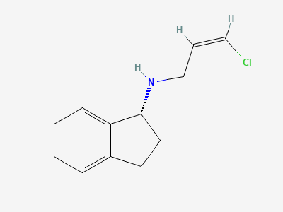 3-chloro Rasagline Impurity Structure