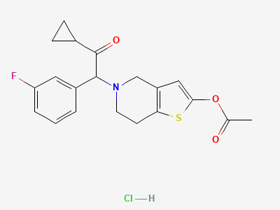 3- Fluoro Prasugrel Impurity Structure