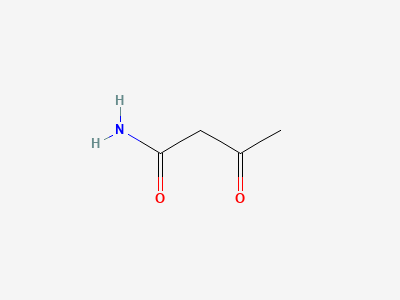 3-Oxobutanamide (Acetyl acetamide) Structure