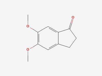 5,6-Dimethoxy-1-indanone Structure