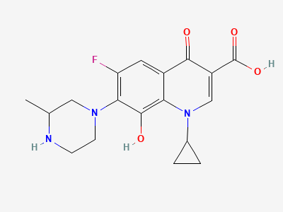 8-Hydroxy Gatifloxacin Structure