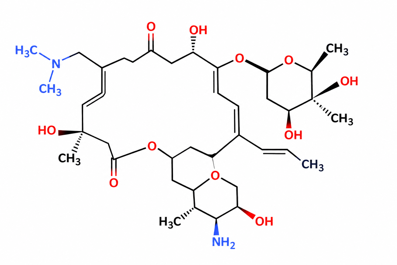 3''-demethyltylosin Structure