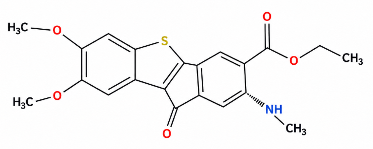 N-[(7S,12aRa)-1,2,3,10-tetramethoxy-9-oxo-5,6,7,9-tetrahydrobenzo[a]heptalen-7-yl]acetamide (colchicine) Structure