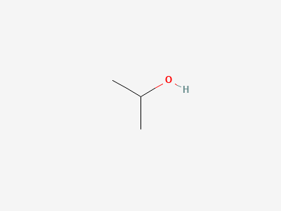 Propan-2-ol (isopropanol) Structure