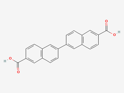 2,2'-binaphthalene-6,6'-dicarboxylic acid Structure