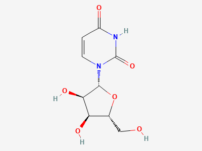 1-β-D-ribofuranosylpyrimidine-2,4(1H,3H)-dione (uridine) Structure