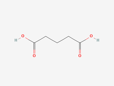 Pentanedioic acid (glutaric acid) Structure