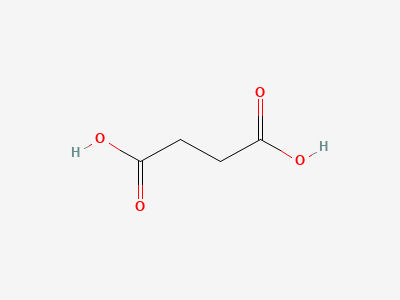 Butanedioic acid (succinic acid) Structure
