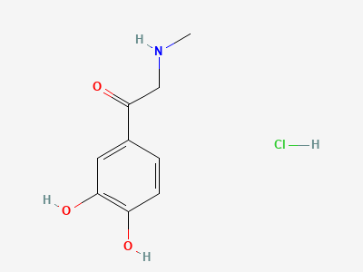 Adrenalone HCL hydrate Structure