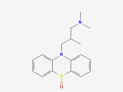 (2RS)-N,N,2-trimethyl-3-(5-oxido-10H-phenothiazin-10-yl)propan-1-amine Structure