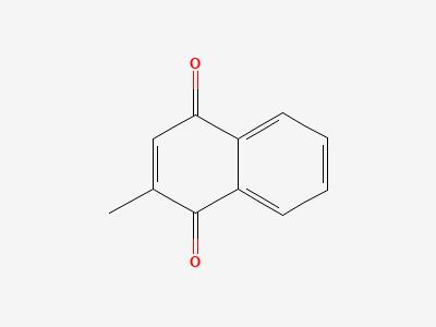 2-methylnaphthalene-1,4-dione (menadione) Structure