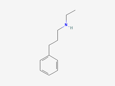 N-ethyl-3-phenylpropan-1-amine Structure