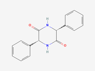 (3R,6R)-3,6-diphenylpiperazine-2,5-dione Structure