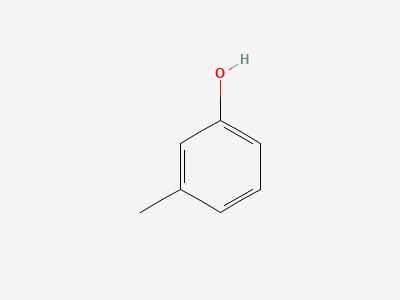 3-methylphenol (m-cresol) Structure