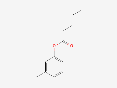 3-methylphenyl pentanoate Structure