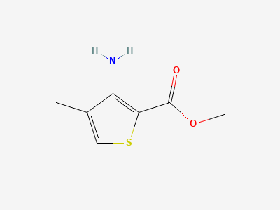 Methyl 3-amino-4-methylthiophene-2-carboxylate (3-aminoarticaine) Structure