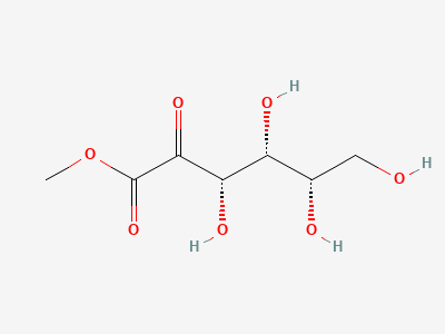 Methyl L-xylo-hex-2-ulosonate (methyl L-sorbosonate) Structure