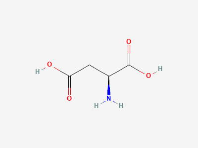 (2S)-2-aminobutanedioic acid (aspartic acid) Structure