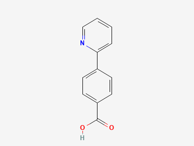 4-(pyridin-2-yl)benzoic acid Structure