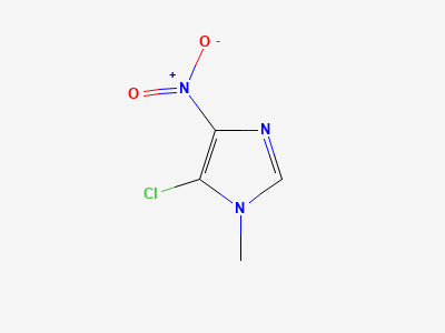 5-chloro-1-methyl-4-nitro-1H-imidazole Structure