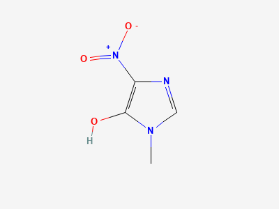 1-methyl-4-nitro-1H-imidazol-5-ol Structure