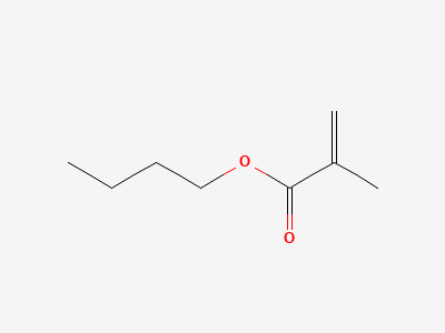 Butyl 2-methylprop-2-enoate (butyl methacrylate) Structure