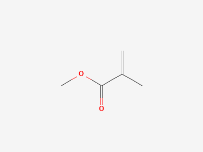 Methyl 2-methylprop-2-enoate (methyl methacrylate) Structure
