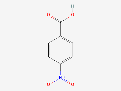 4-nitrobenzoic acid Structure