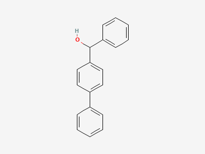 (RS)-(biphenyl-4-yl)phenylmethanol Structure