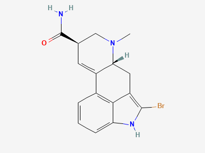 (8R)-2-bromo-6-methyl-9,10-didehydroergoline-8-carboxamide Structure