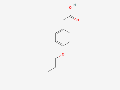 2-(4-butoxyphenyl)acetic acid Structure