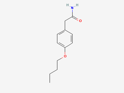 2-(4-butoxyphenyl)acetamide Structure