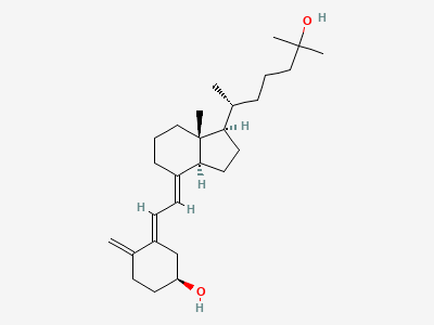 (3S,5E,7E)-9,10-secocholesta-5,7,10(19)-triene-3,25-diol Structure
