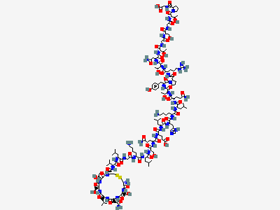 Salmon calcitoninylglycine Structure