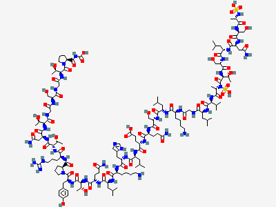 [1,7-bis(3-sulfo-L-alanine)]calcitoninylglycine (salmon) Structure