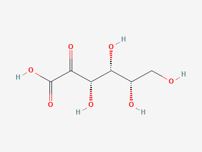 L-xylo-hex-2-ulosonic acid (L-sorbosonic acid) Structure