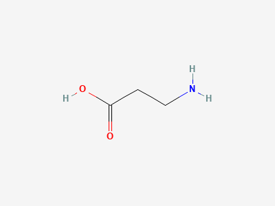 3-aminopropanoic acid (β-alanine) Structure