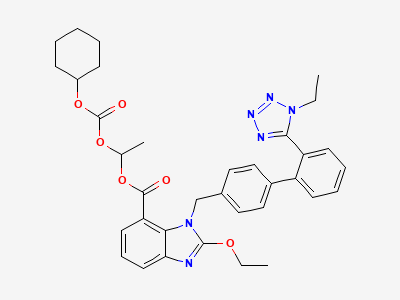 Candesartan Impurity - E (ethyl Candesartan) Structure