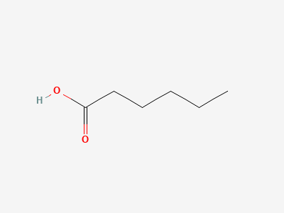 Hexanoic acid Structure