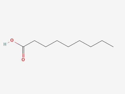 Nonanoic acid Structure