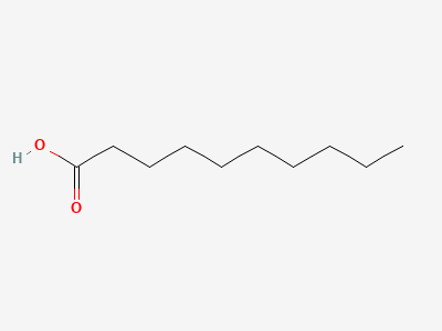 Decanoic acid Structure