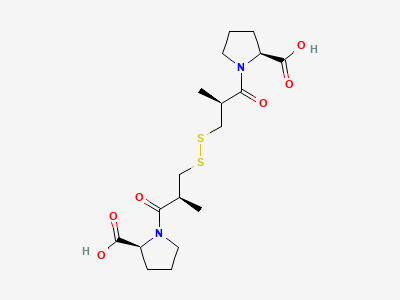 Captopril Impurity - A (Disulfide imp) Structure