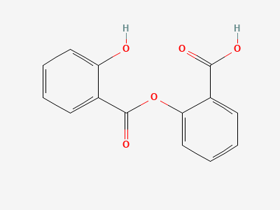 2-[(2-hydroxybenzoyl)oxy]benzoic acid (salicylsalicylic acid) Structure