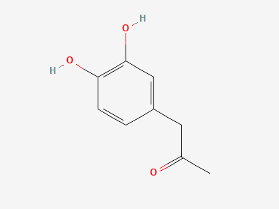 1-(3,4-dihydroxyphenyl)propan-2-one Structure