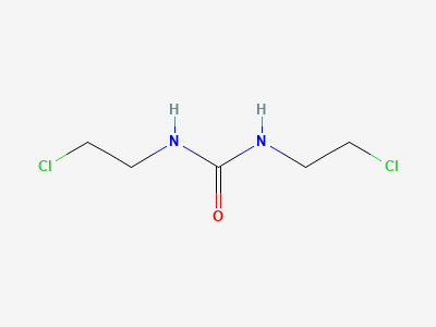 N,N'-bis(2-chloroethyl)urea Structure