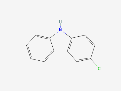 3-chloro-9H-carbazole Structure